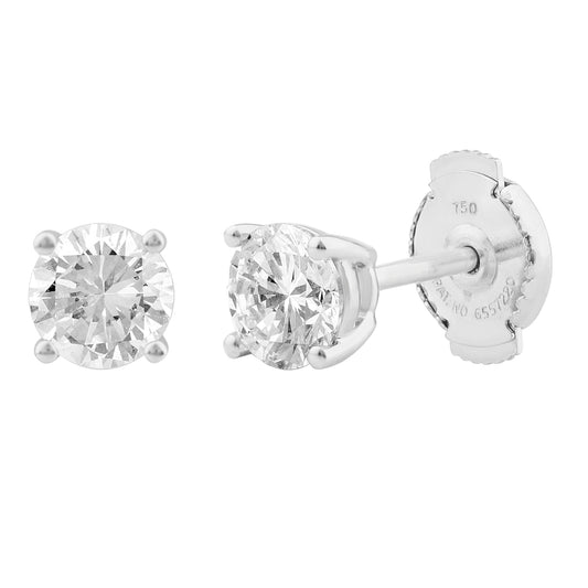 2ct White Gold Lab-Grown Diamond Studs